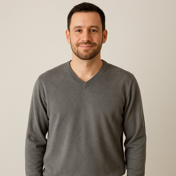 New Dockers Argyle sweater Olive Green Men's Size Large L $18 Brand new with tag - Picture 8 of 10